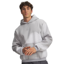 Under Armour Icon Fleece Printed Hoodie Herren – Grau/Weiss