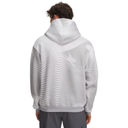 Under Armour Icon Fleece Printed Hoodie Herren – Grau/Weiss