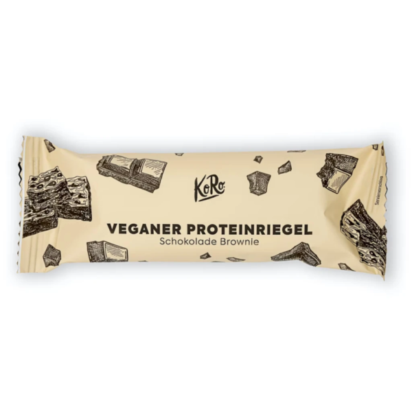 KoRo Veganer Proteinriegel Schokolade Brownie