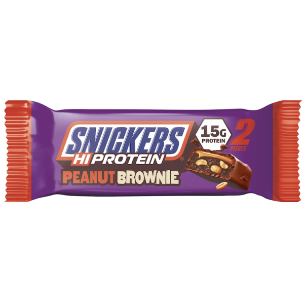 Snickers Peanut Brownie Hi Protein Bar